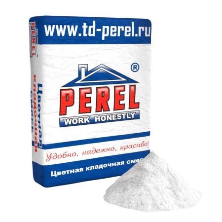 Смесь кладочная цветная Perel SL супер-белый 0001 50 кг