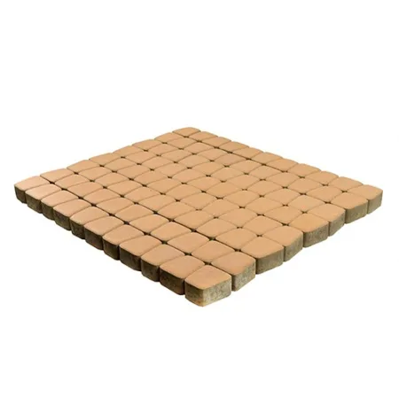 Тротуарная плитка Braer Классико круговая Медовый, h=60